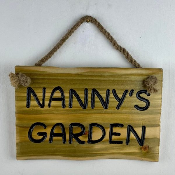 Nanny's Garden Sign “Nanny's Garden” Sign