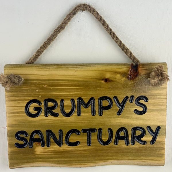 Grumpy's Sanctuary Sign “Grumpy's Sanctuary” Sign