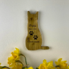 Personalised Wooden Cat Remberance Plaque