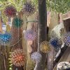 Wood Screw Floating Allium Dandelion Sculptures
