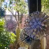 Wood Screw Floating Allium Dandelion Sculptures