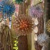 Wood Screw Floating Allium Dandelion Sculptures