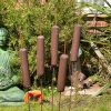 Wooden Bulrush Sculptures