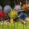 Handcrafted Large Dandelion Allium Garden Sculptures