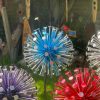 Handcrafted Large Dandelion Allium Garden Sculptures