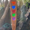 Transparent Five Resin Heart Suncatcher (IN-STOCK)
