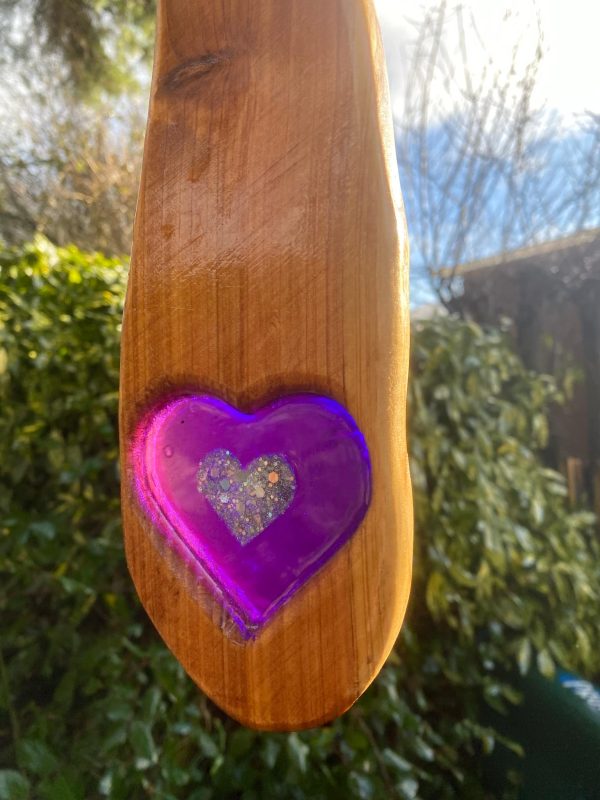 Transparent Pink Heart Suncatcher 🌸✨