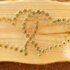 Rustic Interlocked Hearts Screw Art Plaque