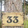 Rustic Wooden House Name Signs