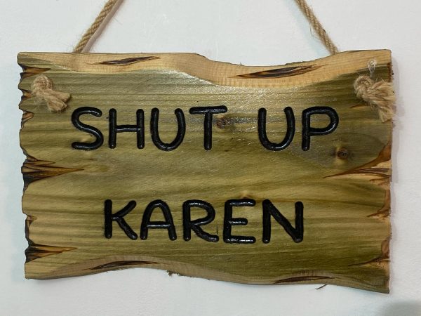 Karen Wooden Rustic Signs