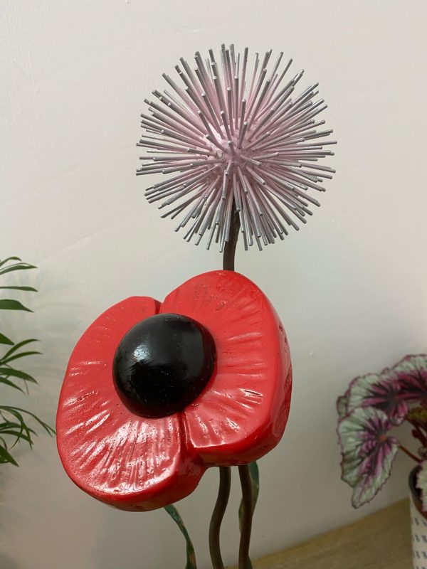 Flower Sculpture & Dandelion Ornament (IN-STOCK)