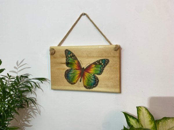 AI Art Wall Plaque With Rope Home Décor