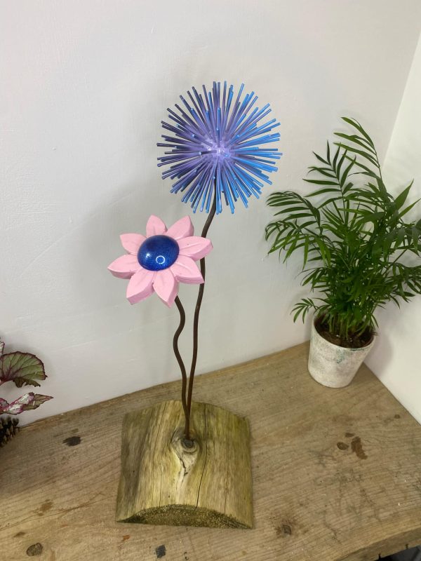 Flower Sculpture & Dandelion Ornament (IN-STOCK)