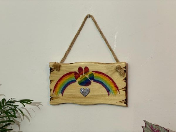 Colourful Rainbow Wall Plaque Home Décor (IN STOCK)