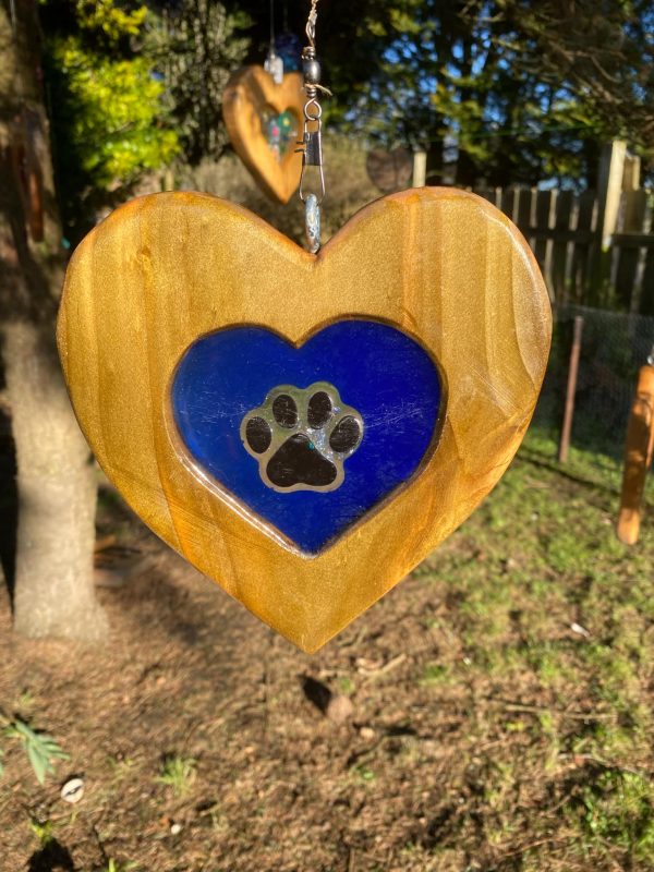 Remembrance Paw Print Sun-Catcher ✨