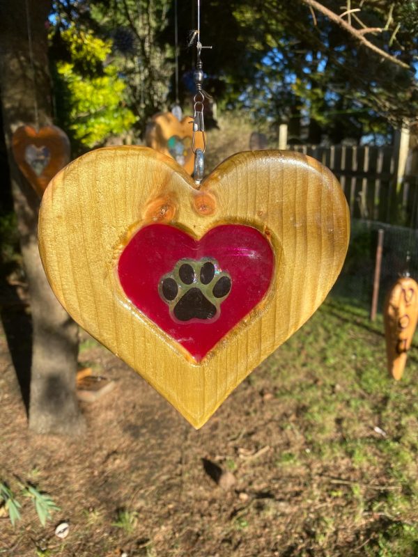 Remembrance Paw Print Sun-Catcher ✨