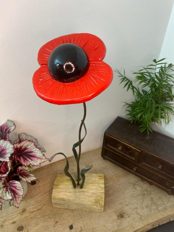 Poppy Sculpture For Home & Garden (IN-STOCK)