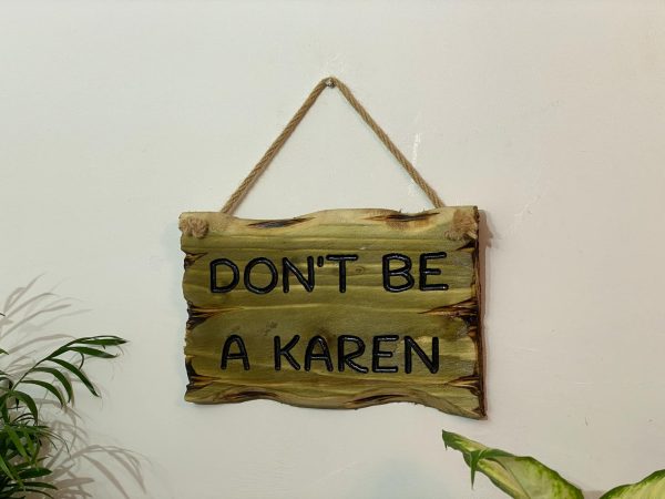 Karen Wooden Rustic Signs