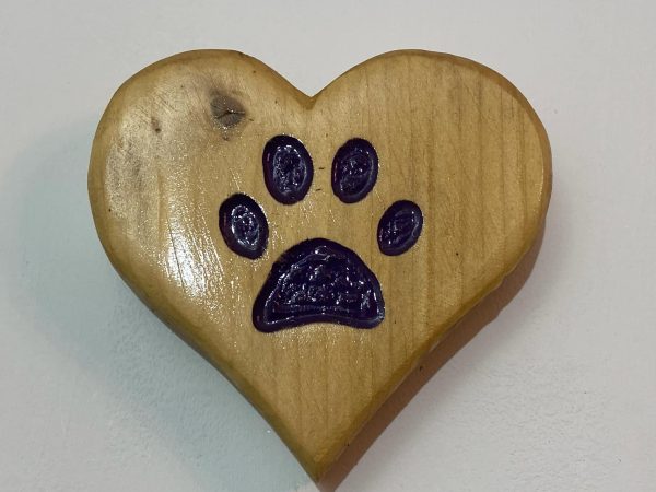 Paw Print Plaque Wall Art Home Décor