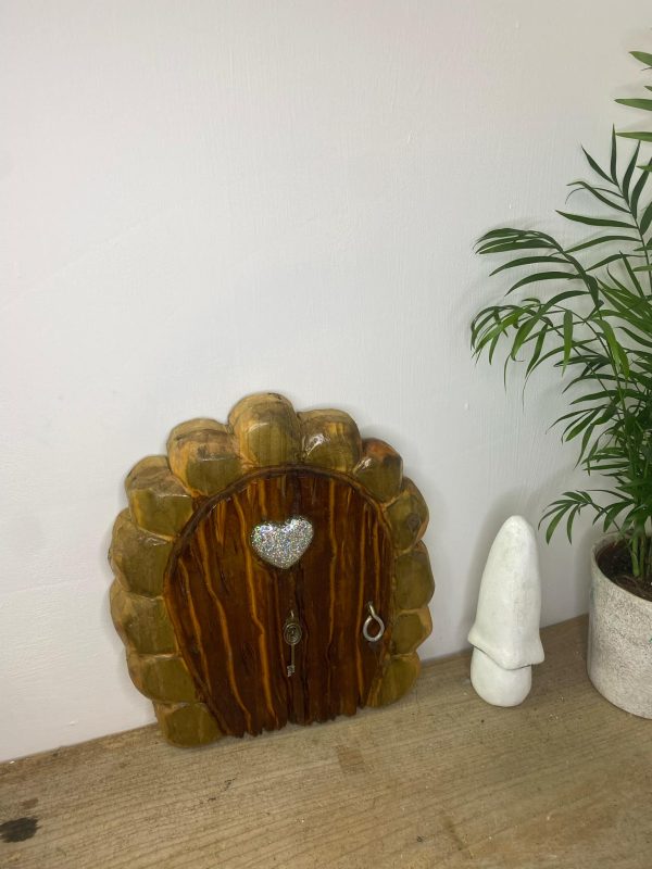 Wooden Fairy Door & Toadstool Ornament (IN-STOCK)