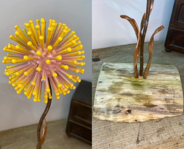 Dandelion With Base Ornament (IN-STOCK)