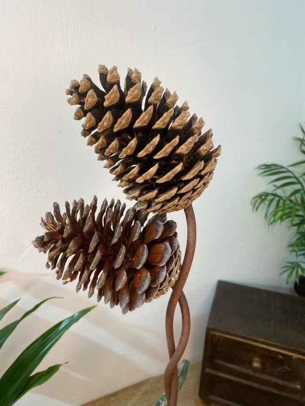 Pinecone Flower Ornament Home Décor 🌺✨