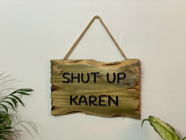 Karen Wooden Rustic Signs