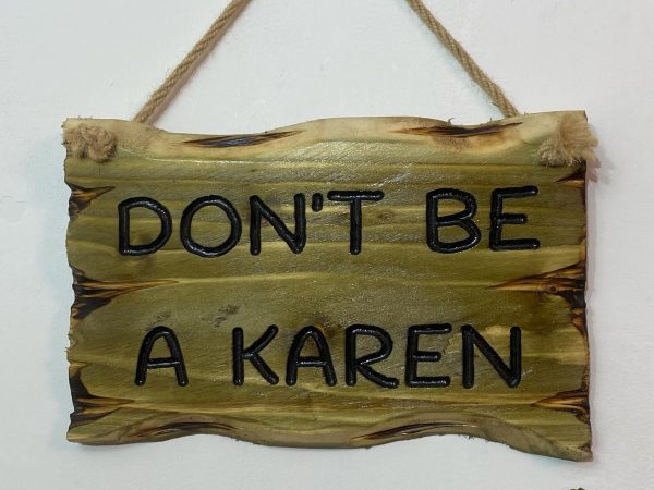 Karen Wooden Rustic Signs