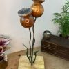Handcrafted Iroko Poppy Feature (IN-STOCK)