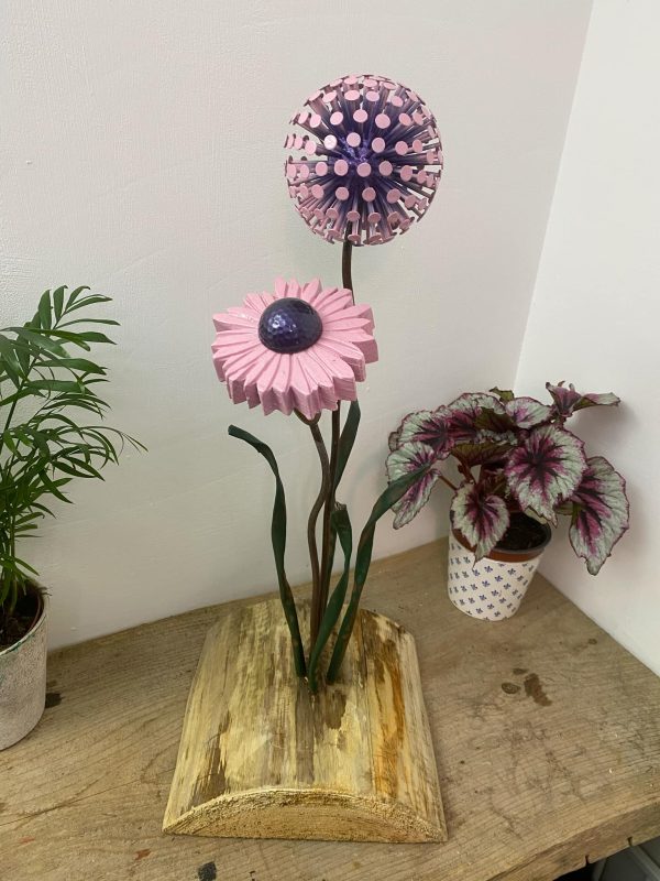 Flower Sculpture & Dandelion Ornament (IN-STOCK)