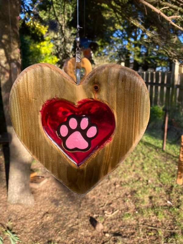 Remembrance Paw Print Sun-Catcher ✨