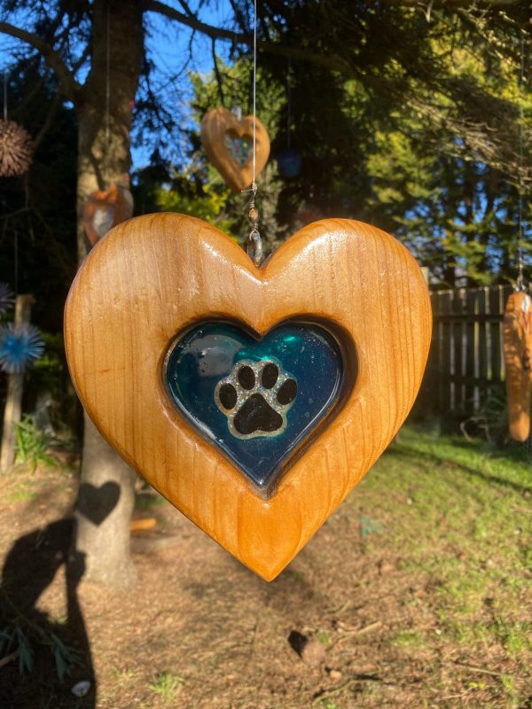 Remembrance Paw Print Sun-Catcher ✨