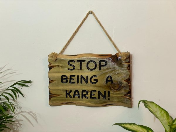 Karen Wooden Rustic Signs