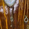 Wooden Fairy Door & Toadstool Ornament (IN-STOCK)