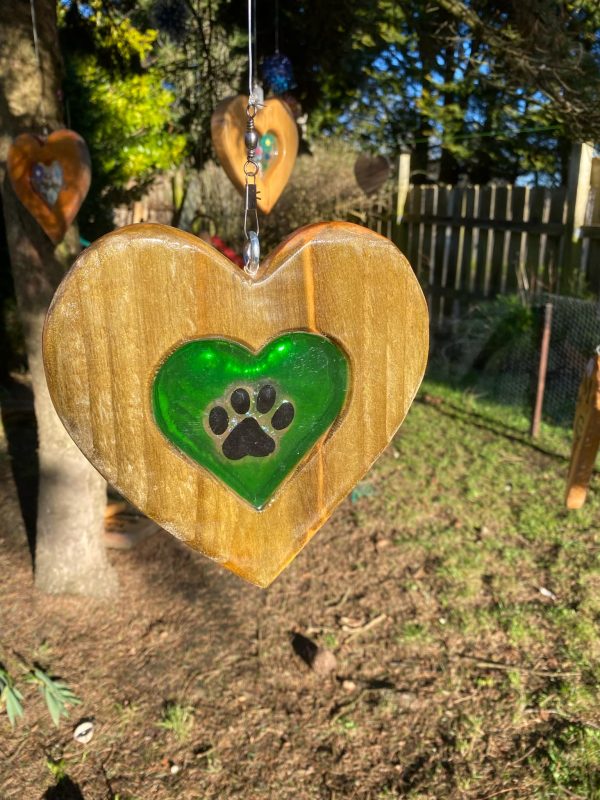 Remembrance Paw Print Sun-Catcher ✨