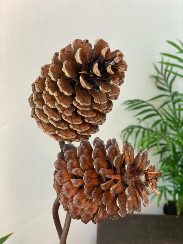 Pinecone Flower Ornament Home Décor 🌺✨