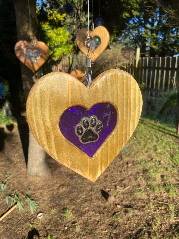 Remembrance Paw Print Sun-Catcher ✨