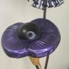 Purple Poppy Sculpture & Dandelion Ornament (IN-STOCK)