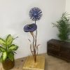 Purple Poppy Sculpture & Dandelion Ornament (IN-STOCK)