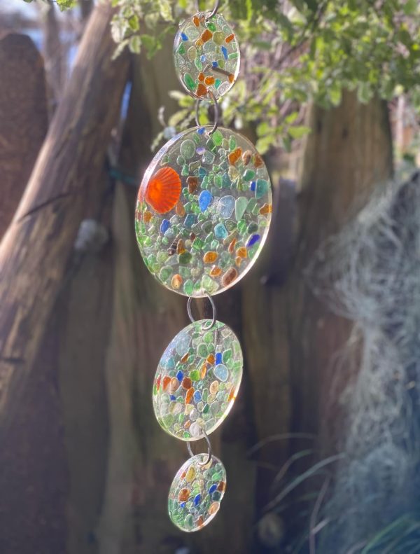 Colourful Sea Glass Suncatcher Ornament (IN-STOCK)