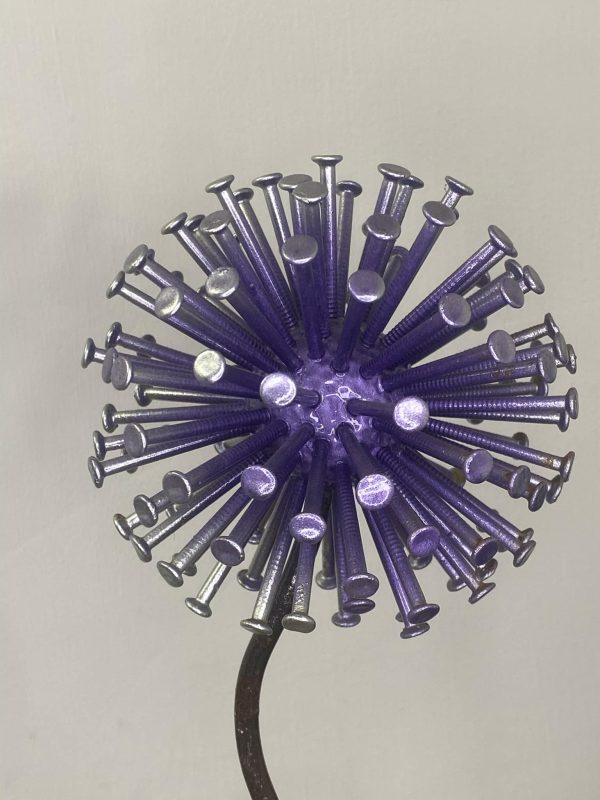 Single Purple Dandelion Ornament (IN-STOCK)