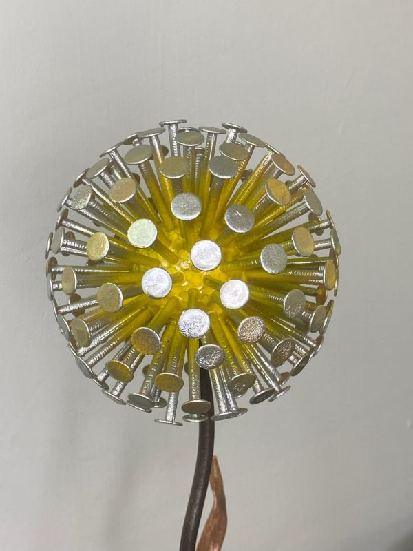 Single Yellow Dandelion / Allium Ornament (IN-STOCK)