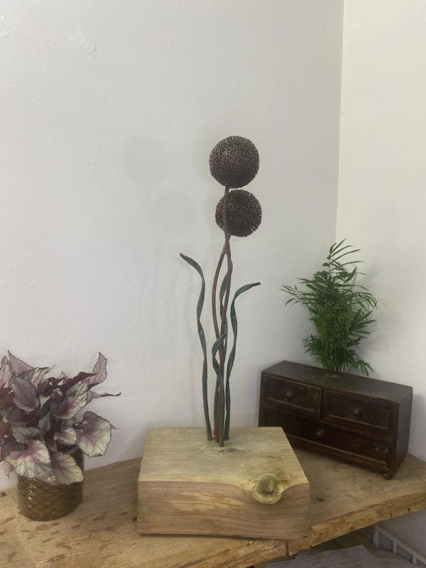 Rustic Dandelion / Allium Garden Décor (IN-STOCK)