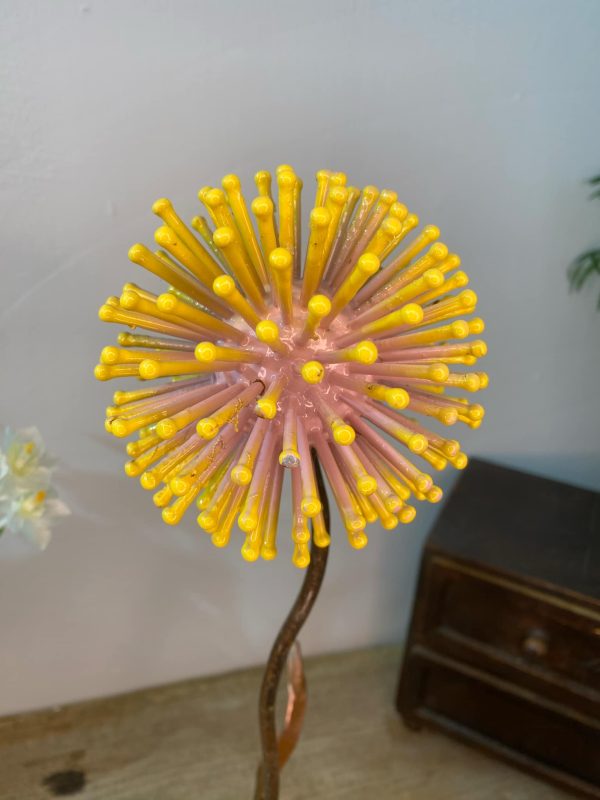 Pink & Orange Dandelion / Allium Feature (IN-STOCK)