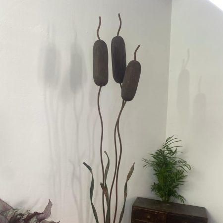 Wooden Bulrush Sculptures