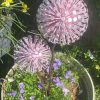 Pink Aluminium Nail Dandelion Feature (IN-STOCK)