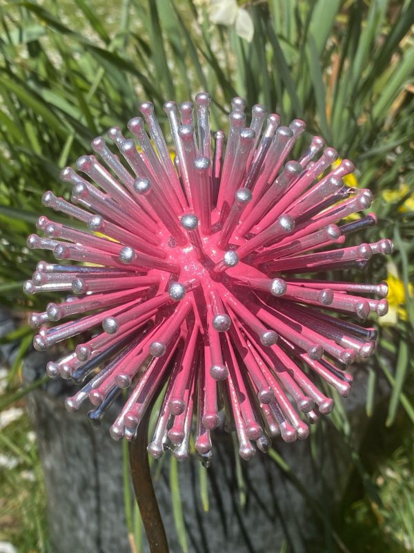 Three Pink Dandelion's Spikes Ornament
