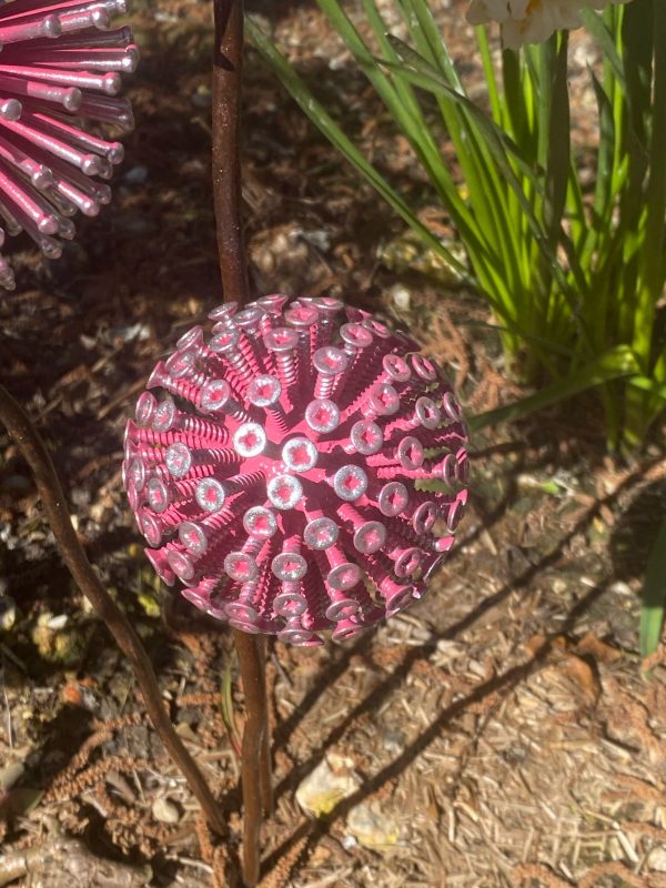 Three Pink Dandelion's Spikes Ornament