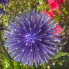 Purple Dandelion / Allium Lawn Spikes Ornament