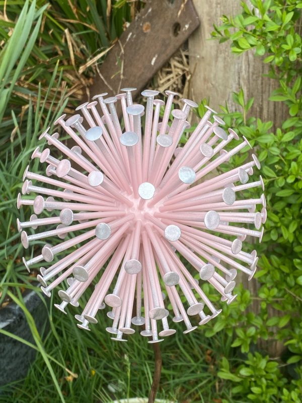 Large Aluminium Dandelion Spike Feature